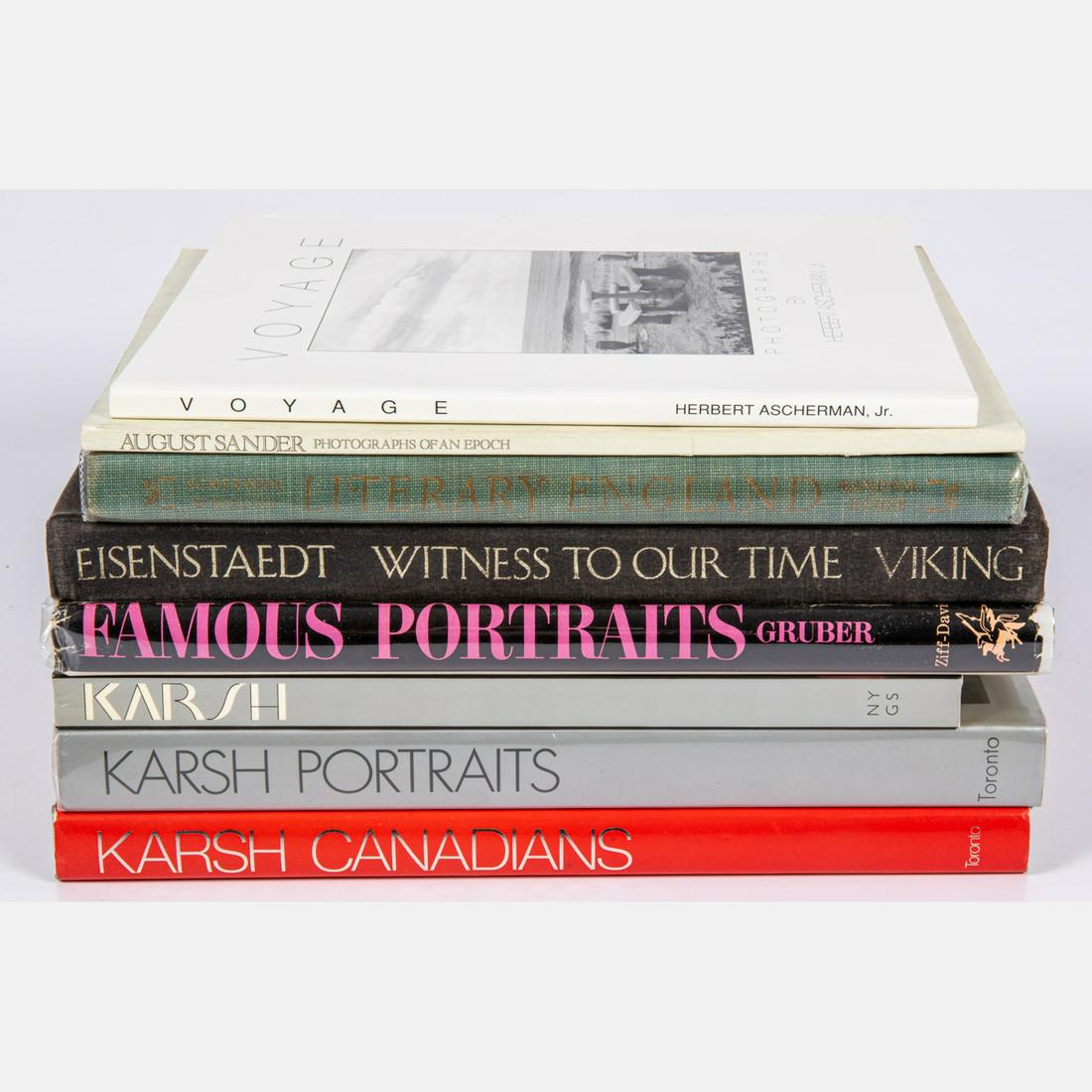 A Group of Eight Books Pertaining to Photography by (1 of 2)