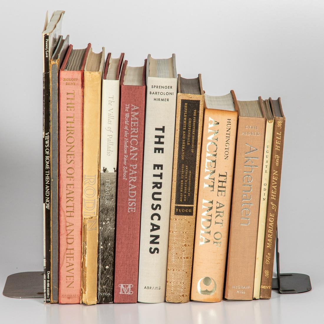 A Group of Twelve Books Pertaining to Art and: A Group of Twelve Books Pertaining to Art and Architecture by Various Authors, 20th Century, Including William Blake's 'The Marriage of Heaven and Hell' (London and Toronto: J.M. Dent and Sons Ltd., 1