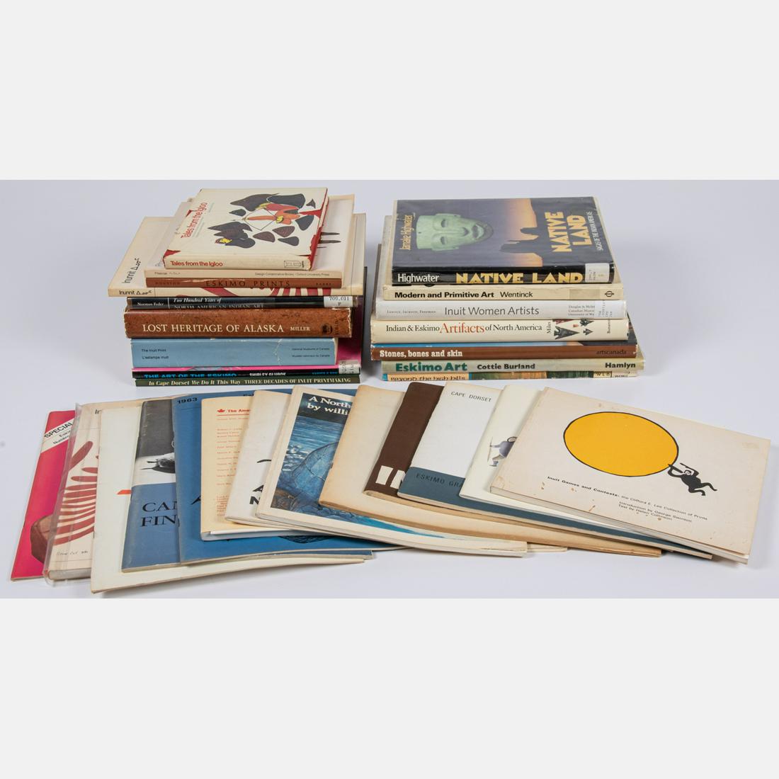 A Miscellaneous Collection of Twenty-Nine Books: A Miscellaneous Collection of Twenty-Nine Books Pertaining to Inuit and Native American Art by Various Authors, 20th Century.