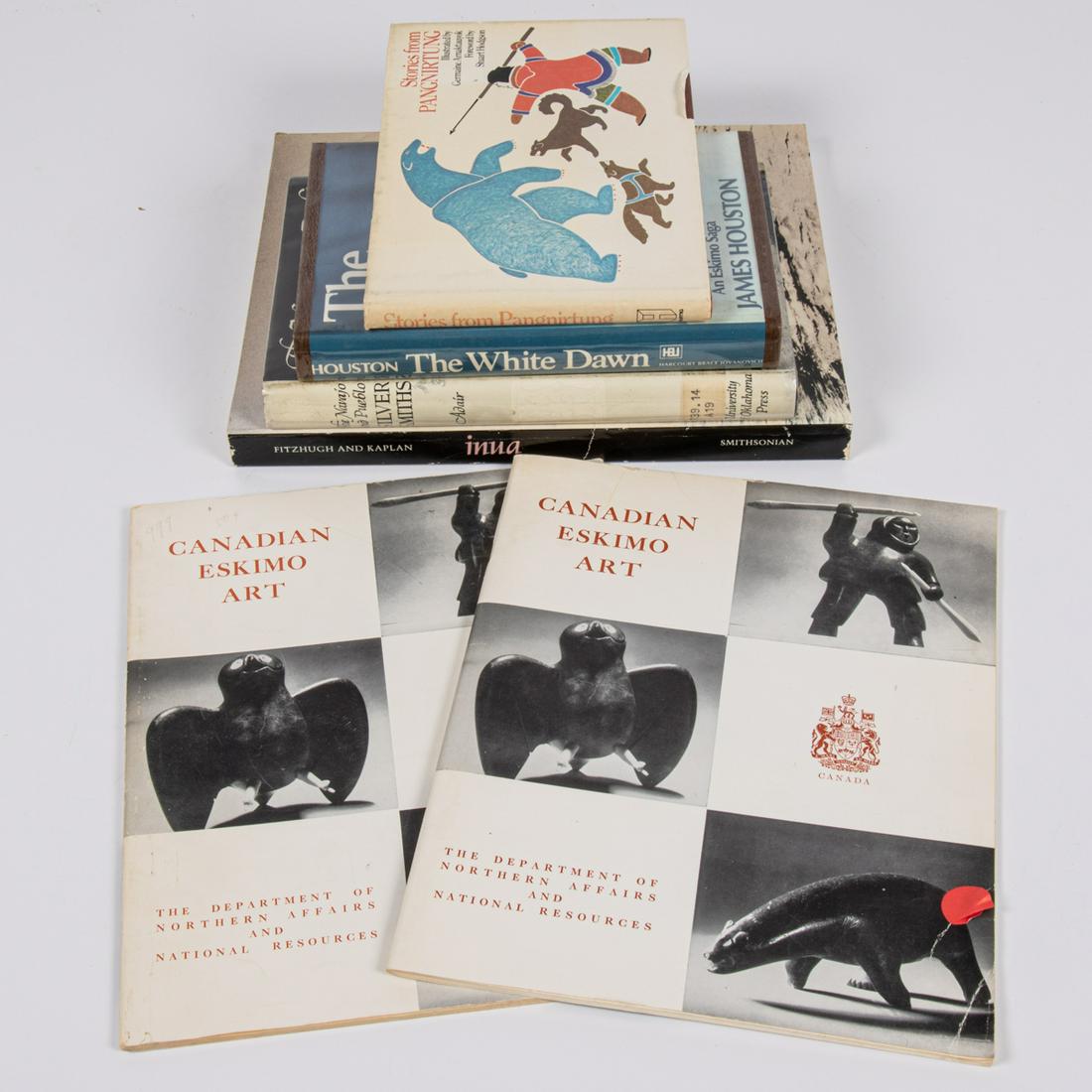 A Group of Six Books Pertaining to Inuit and Native: A Group of Six Books Pertaining to Inuit and Native American Art and Stories by Various Authors, 20th Century.