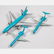 Three Korean Air Diecast Airplanes - 2