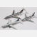 Three US Air Diecast Airplanes - 2