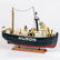 A Painted Wooden Huron Light Ship Model