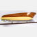 Three Vintage Wooden Speedboat Models - 12