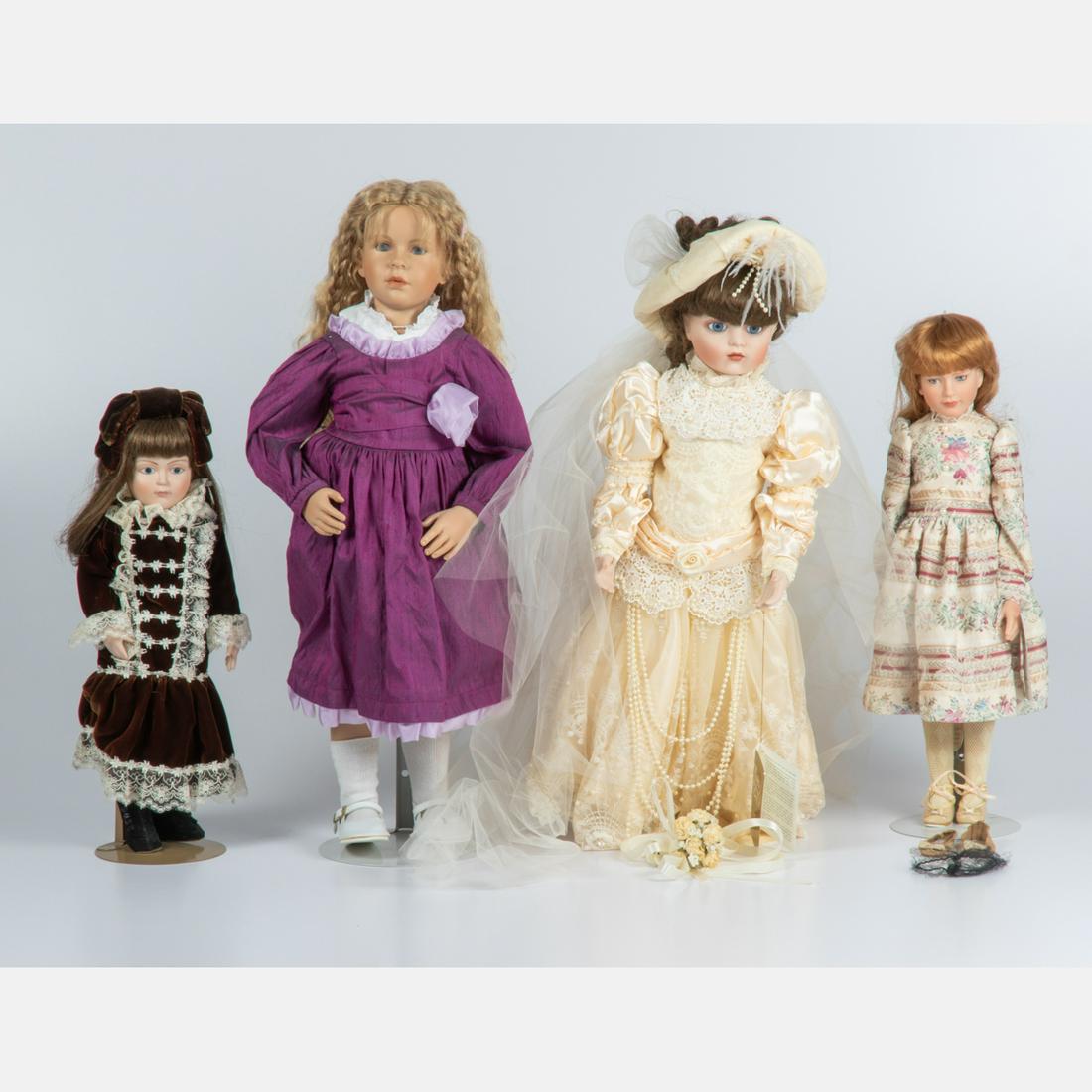 A Group of Four Contemporary Dolls (1 of 7)