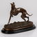 Pierre-Jules Mene (1810-1879) Standing Whippet, Bronze. - 5