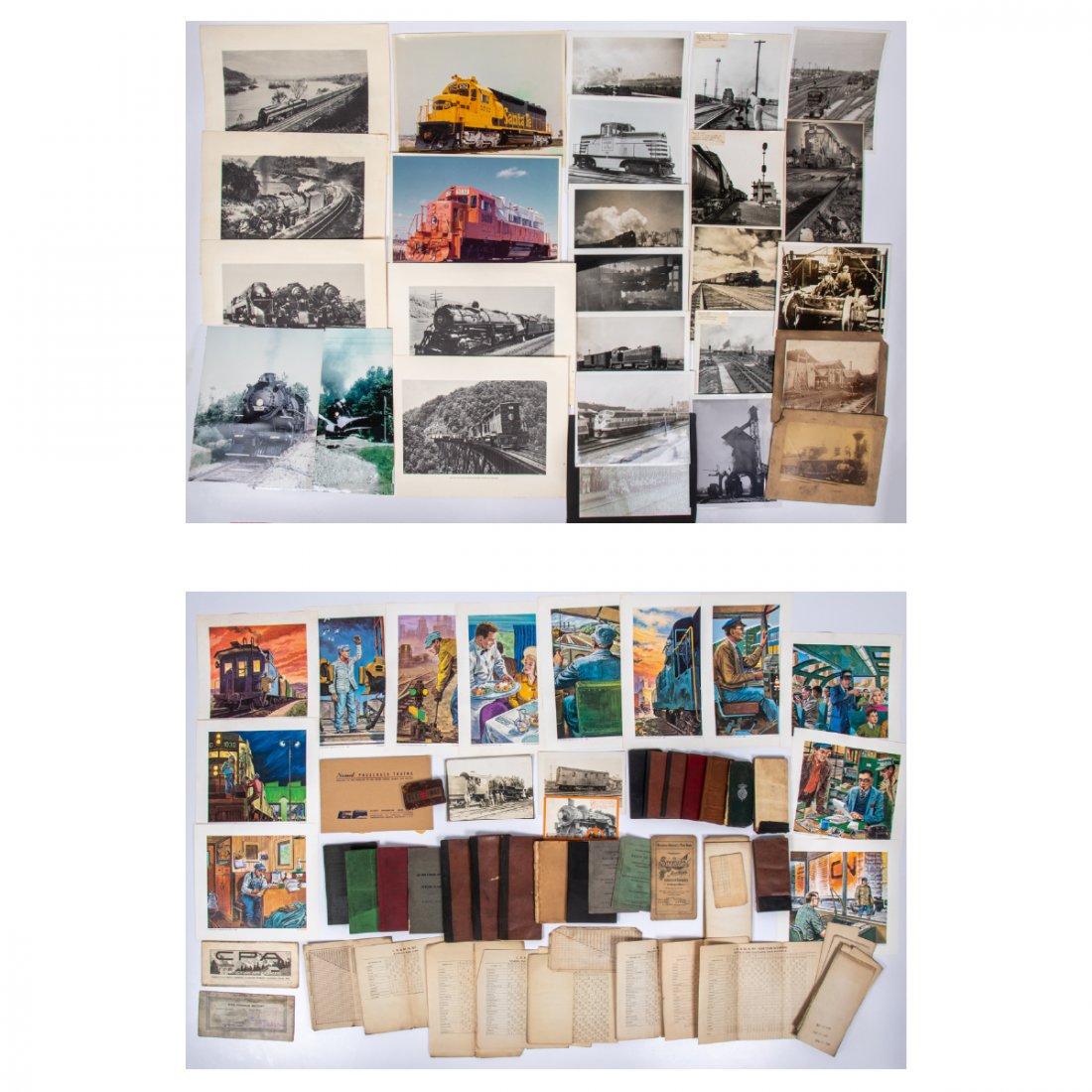 A Miscellaneous Collection of American Railroad: A Miscellaneous Collection of American Railroad Photographs and Ephemera, 19th/20th Century.Largest dimensions: H: 12 x W: 15 1/2 in.