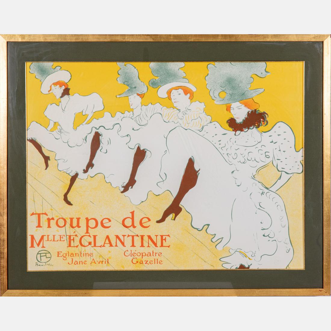 An Offset Litho Reproduction Henri de Toulouse-Lautrec, (1 of 6)