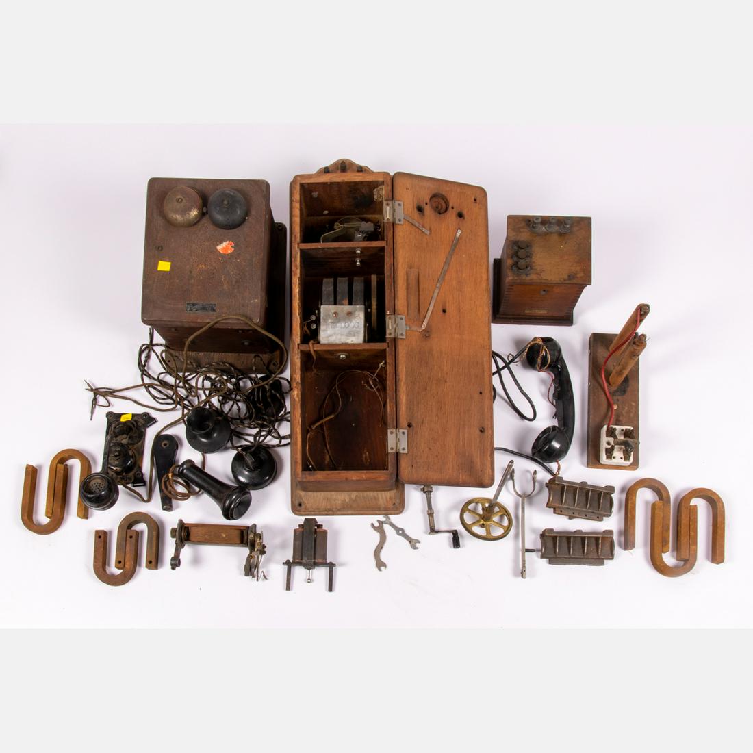 Antique Telephone Parts by Various Companies (1 of 4)
