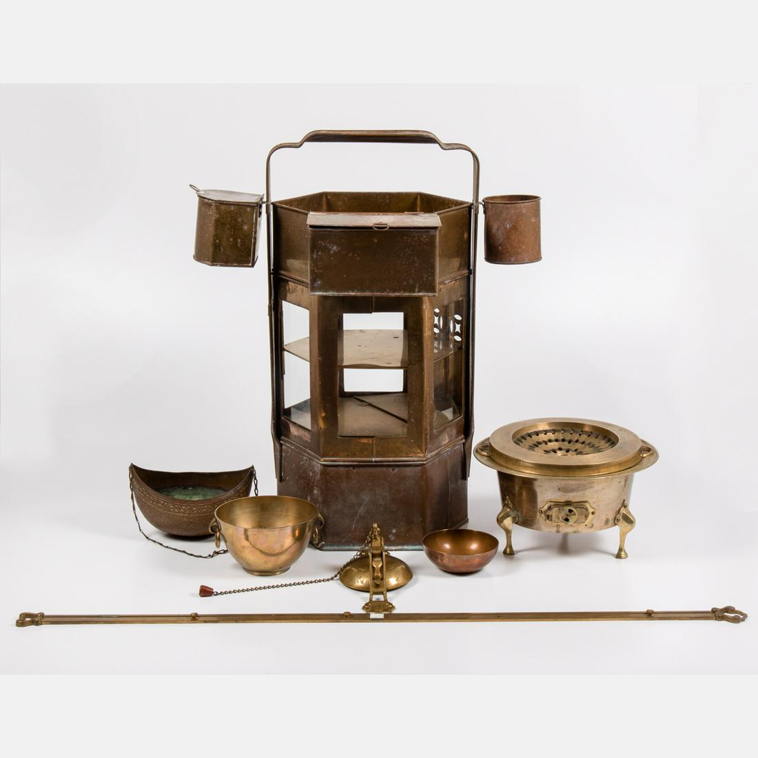 Collection of Brass and Copper Serving and Decorative (1 of 4)