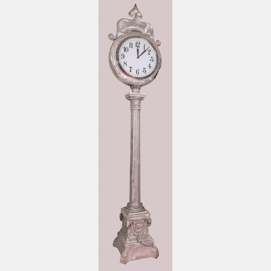 Cast Aluminum Replica Street Clock (1 of 8)