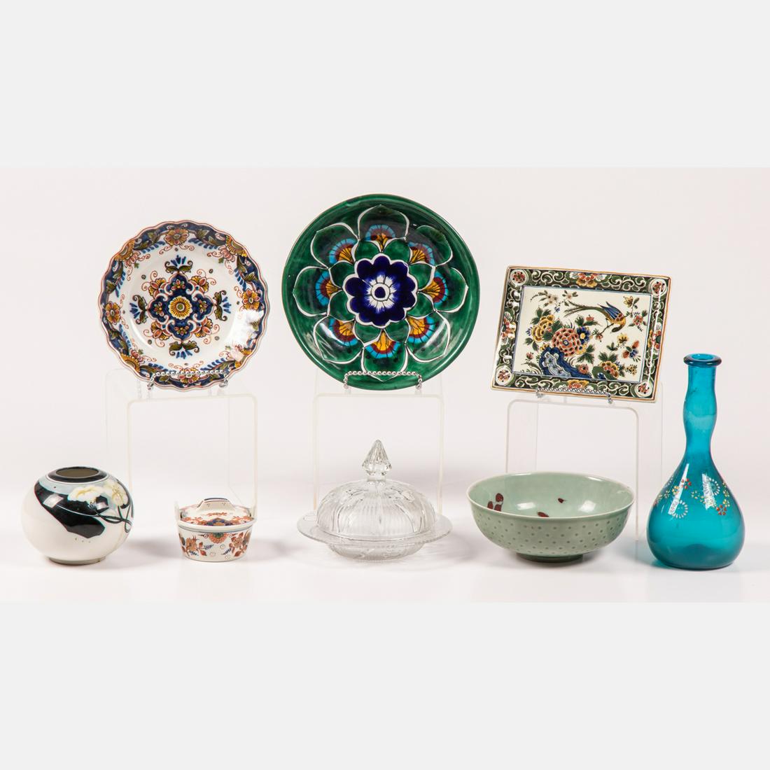 Collection of Porcelain and Glass Serving and (1 of 8)