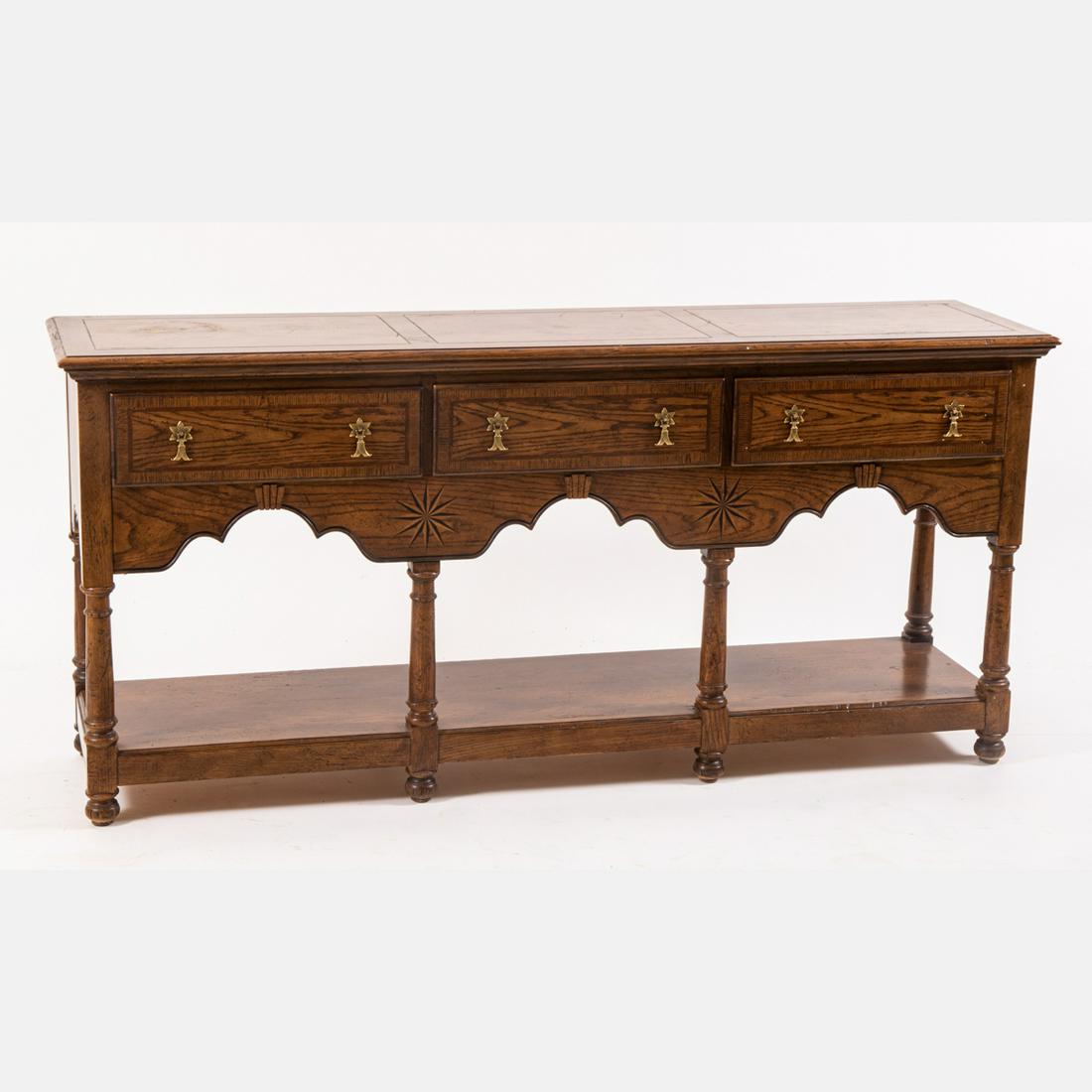 Baker Furniture Oak Side Board (1 of 5)