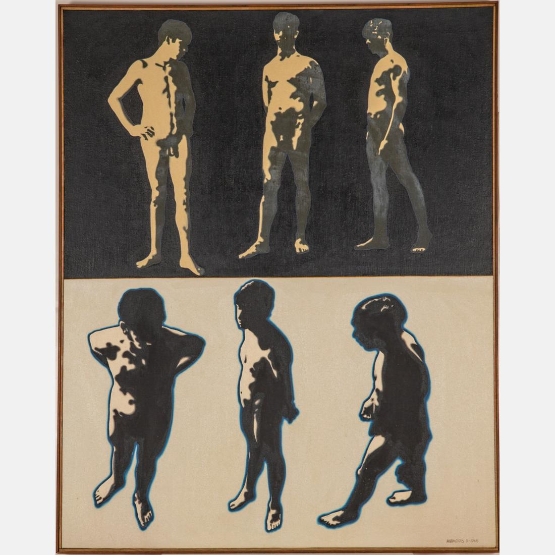 Ben Mahmoud (American, 1935-2009) Six Views of a Man, (1 of 5)