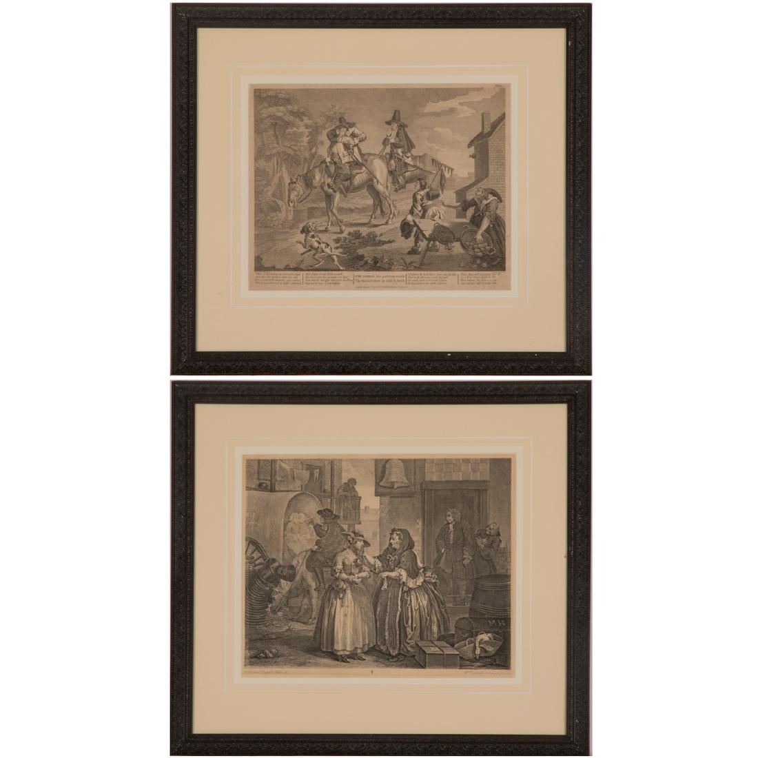 Two Engravings, William Hogarth (British, 1697-1764). (1 of 6)