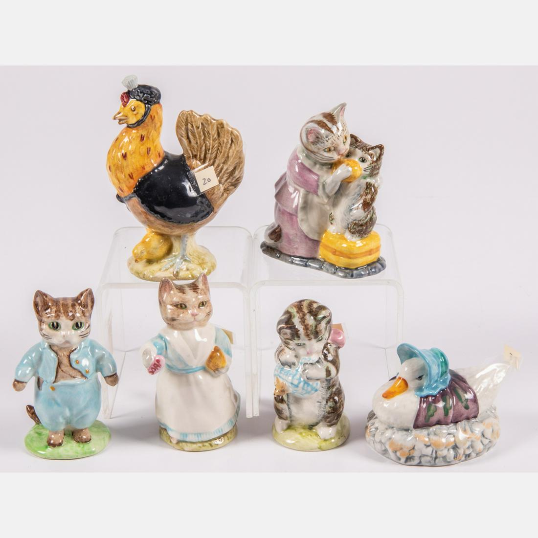 A Collection of Six Beswick & Royal Albert Porcelain (1 of 4)