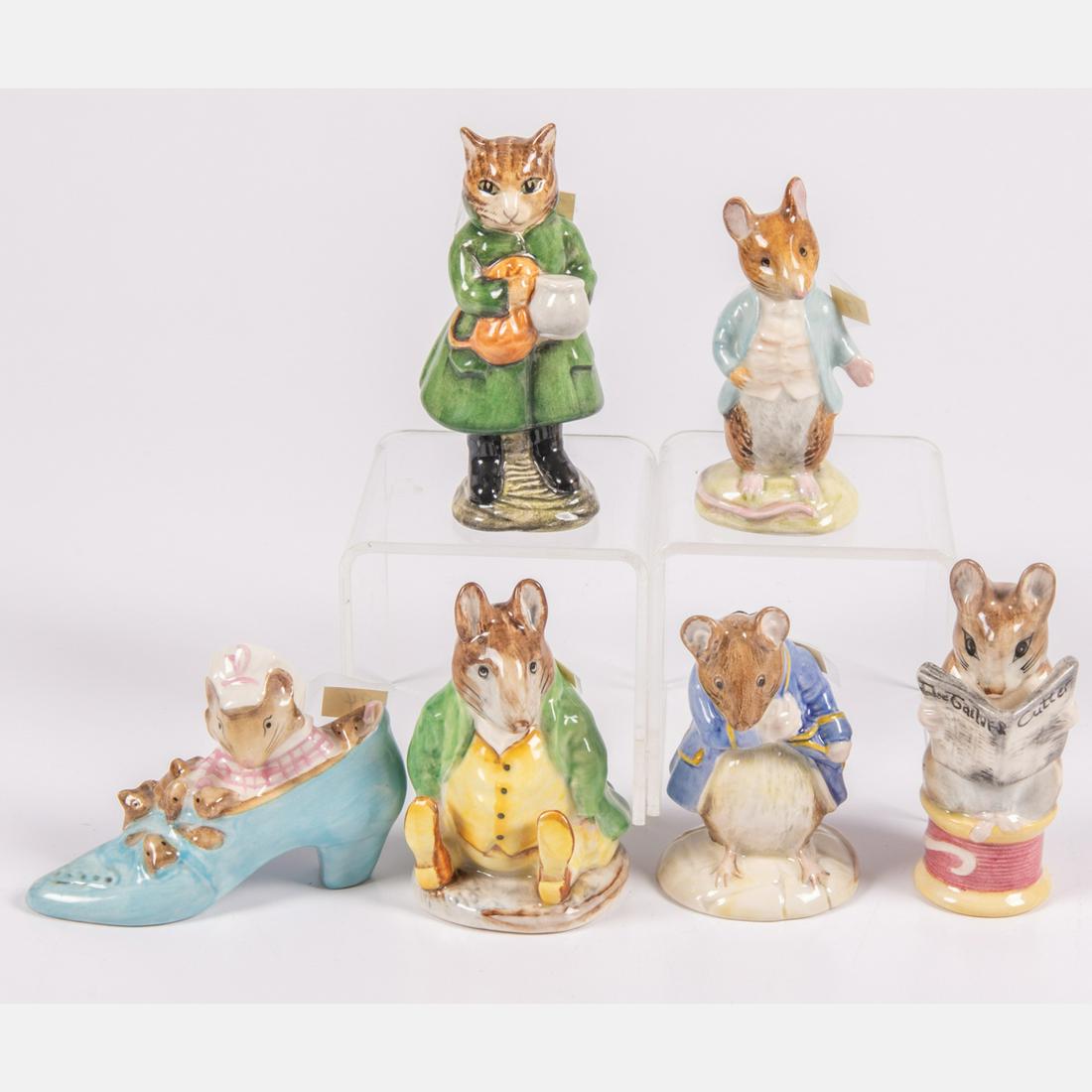 A Collection of Six Beswick & Royal Albert Porcelain (1 of 4)