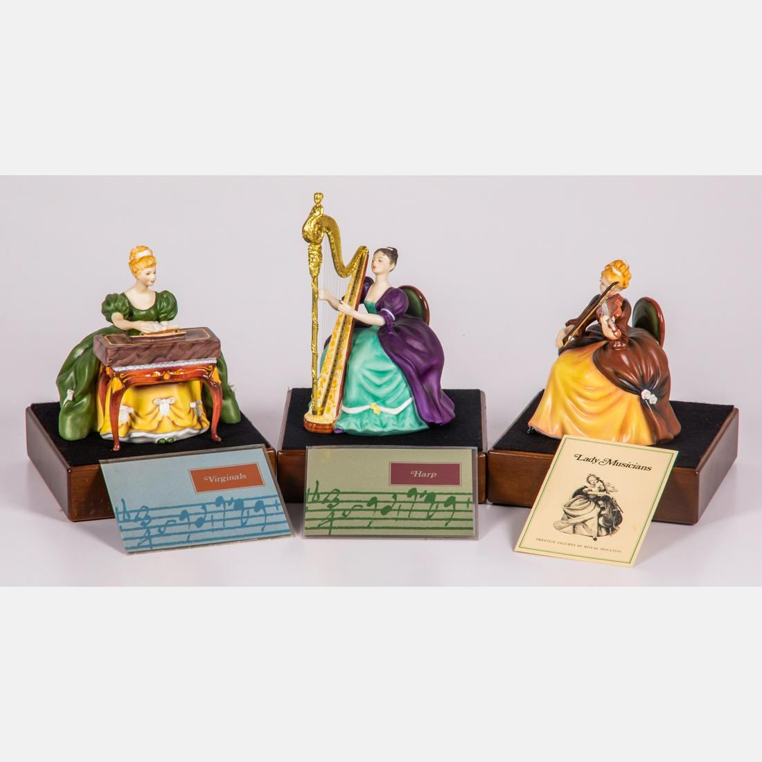 A Group of Three Peggy Davies Limited Edition Royal (1 of 5)