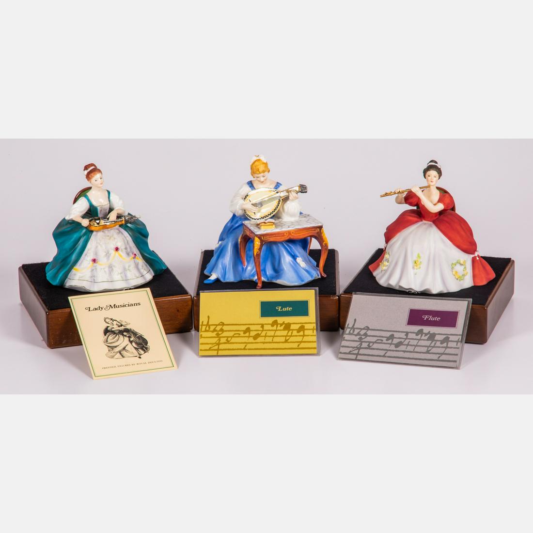 A Group of Three Peggy Davies Limited Edition Royal (1 of 5)