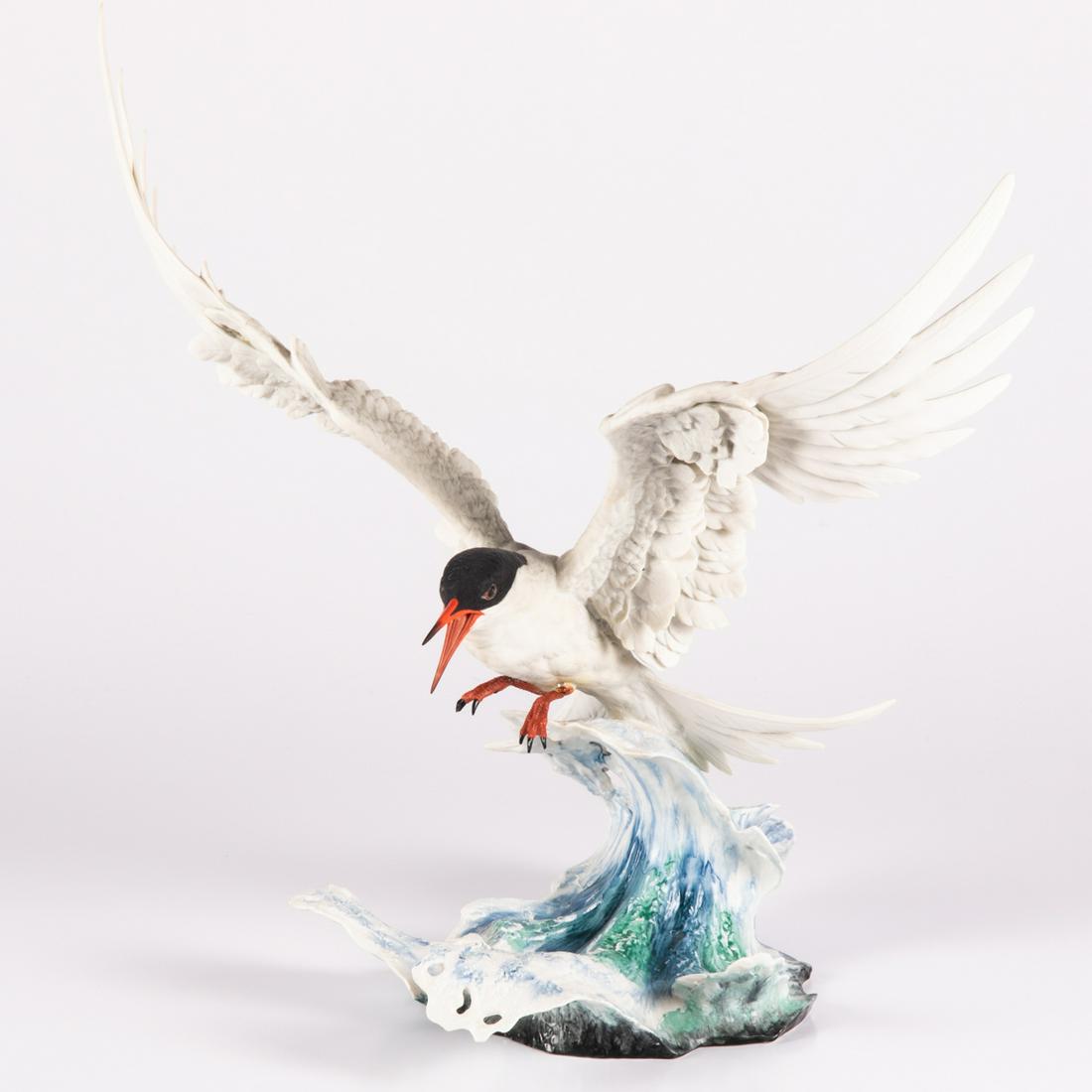 A Boehm Forester's Tern Cresting Bisque Porcelain (1 of 9)