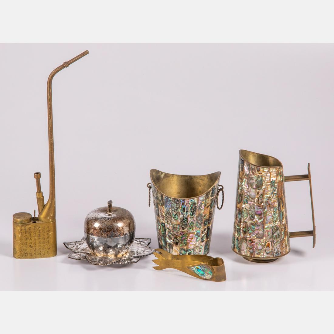 A Miscellaneous Collection of Silver Plated, Brass and (1 of 9)