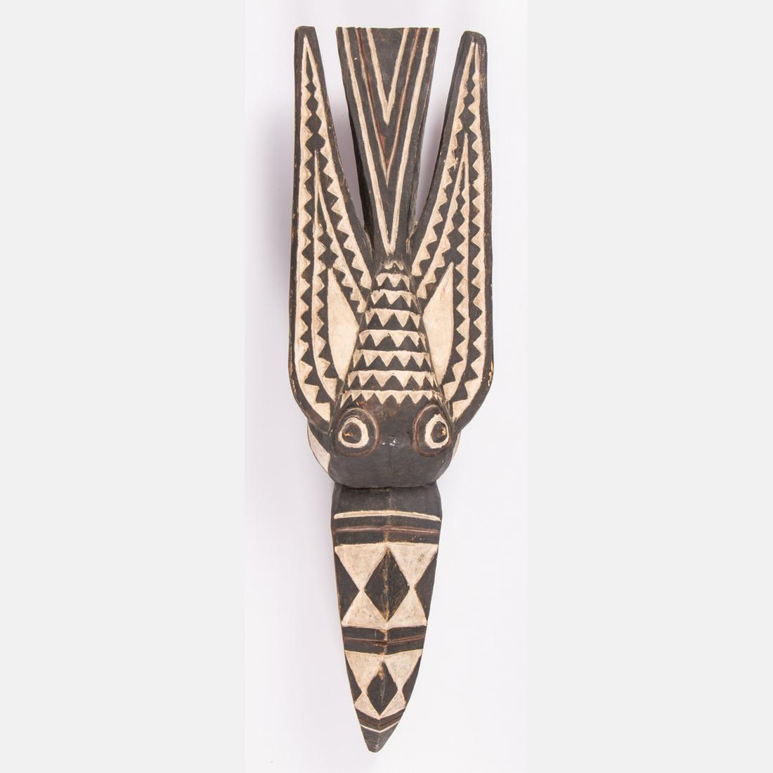 An African Carved and Painted Wood Bobo Bird Mask, (1 of 5)