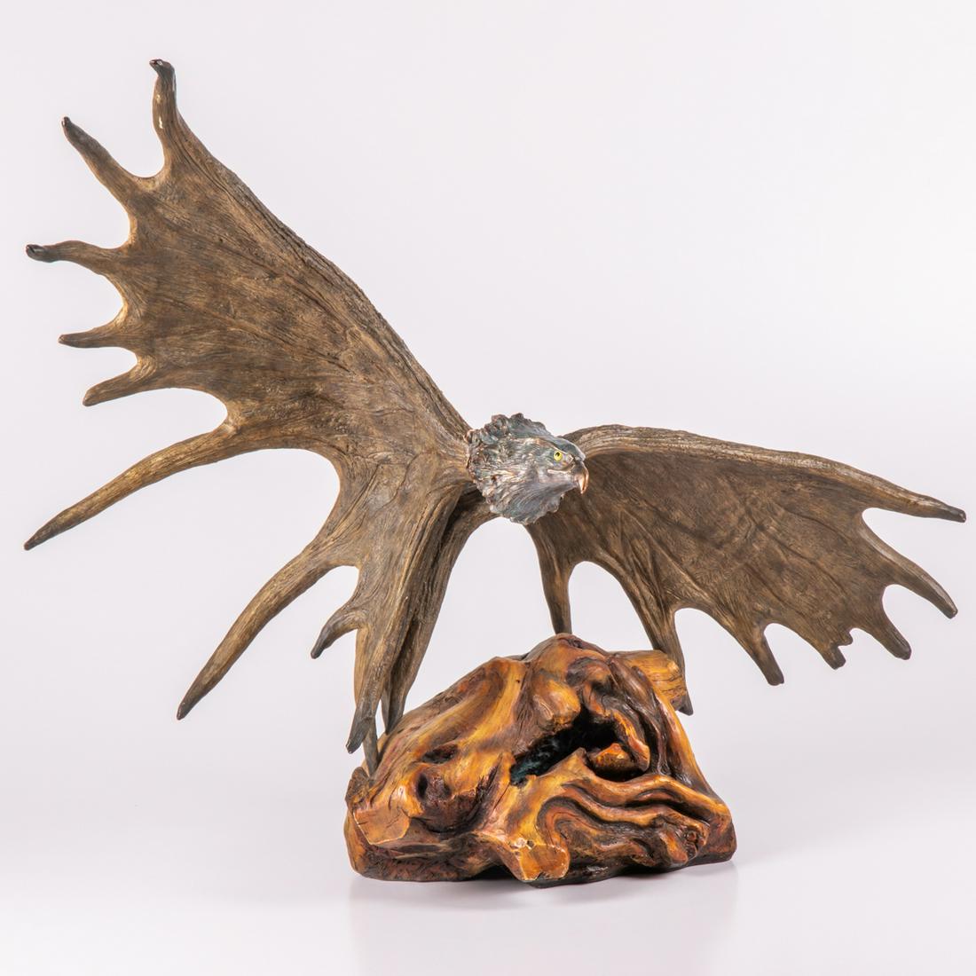 Larry Glaze (American, 1941 - 2019) Antler and Eagle, (1 of 7)