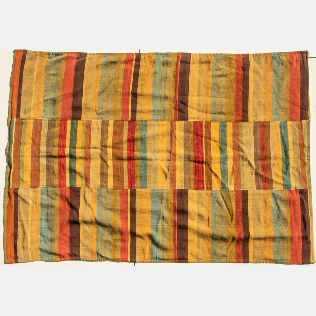 A Hand Knotted Turkish Kilim Patchwork Rug, 20th (1 of 5)