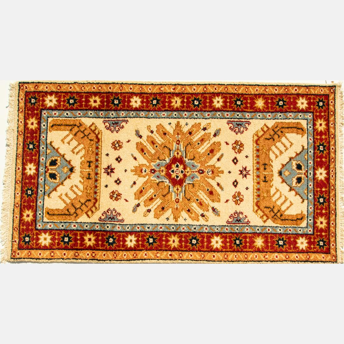 An Indo Persian Tabriz Wool Rug, 21st Century. (1 of 4)