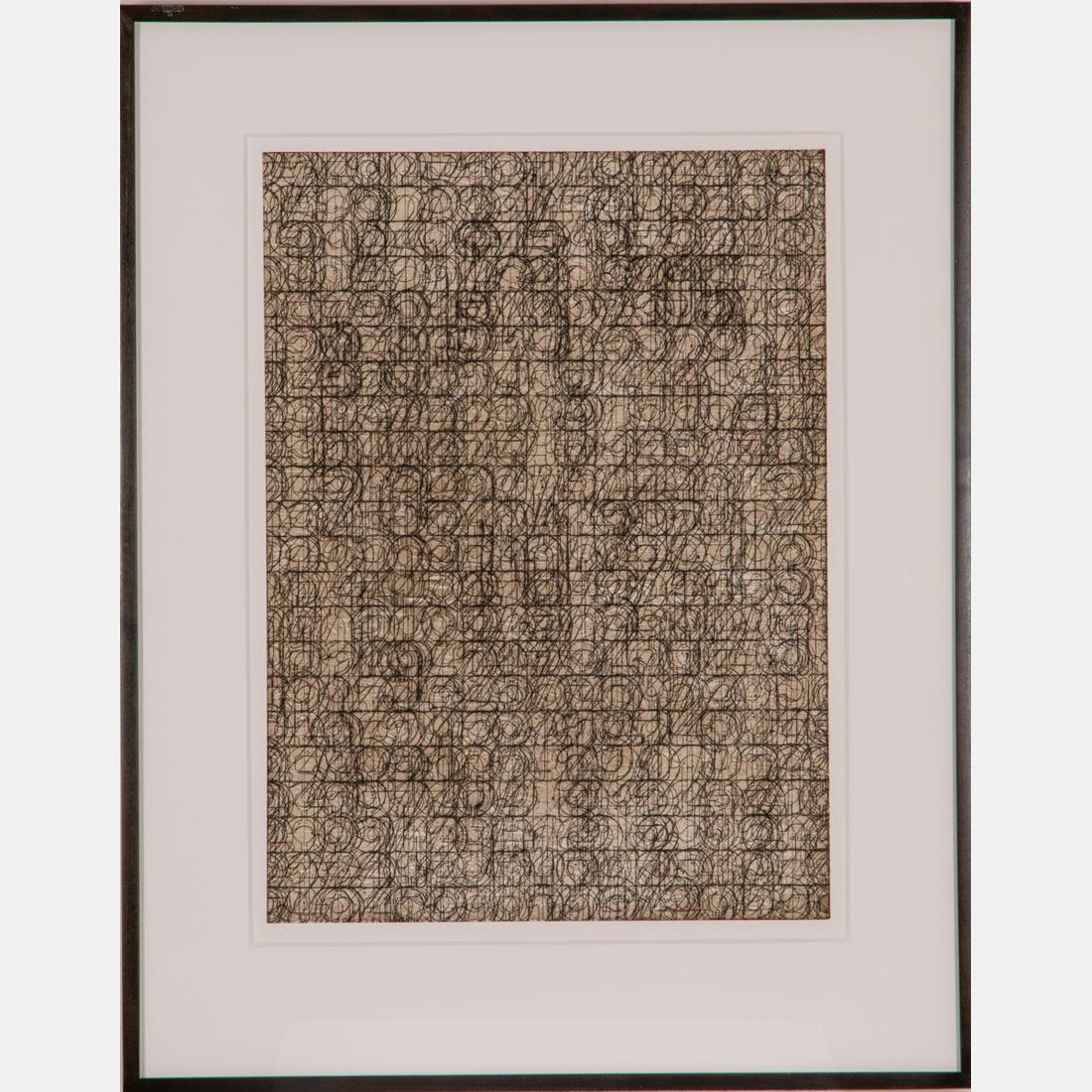 Jeff Perrott (American, b. 1966) I.etching.i, Etching, (1 of 5)