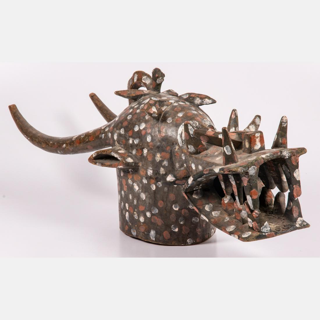 An African Wanyugon Firespitter Mask, Senufu Ivory (1 of 6)