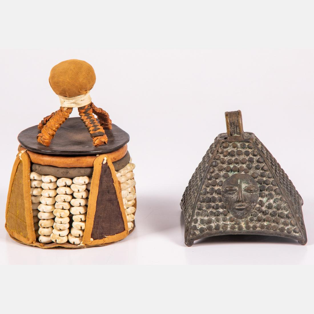 An African Benin Bronze Bell, Nigeria, ca. 1960-70 (1 of 5)
