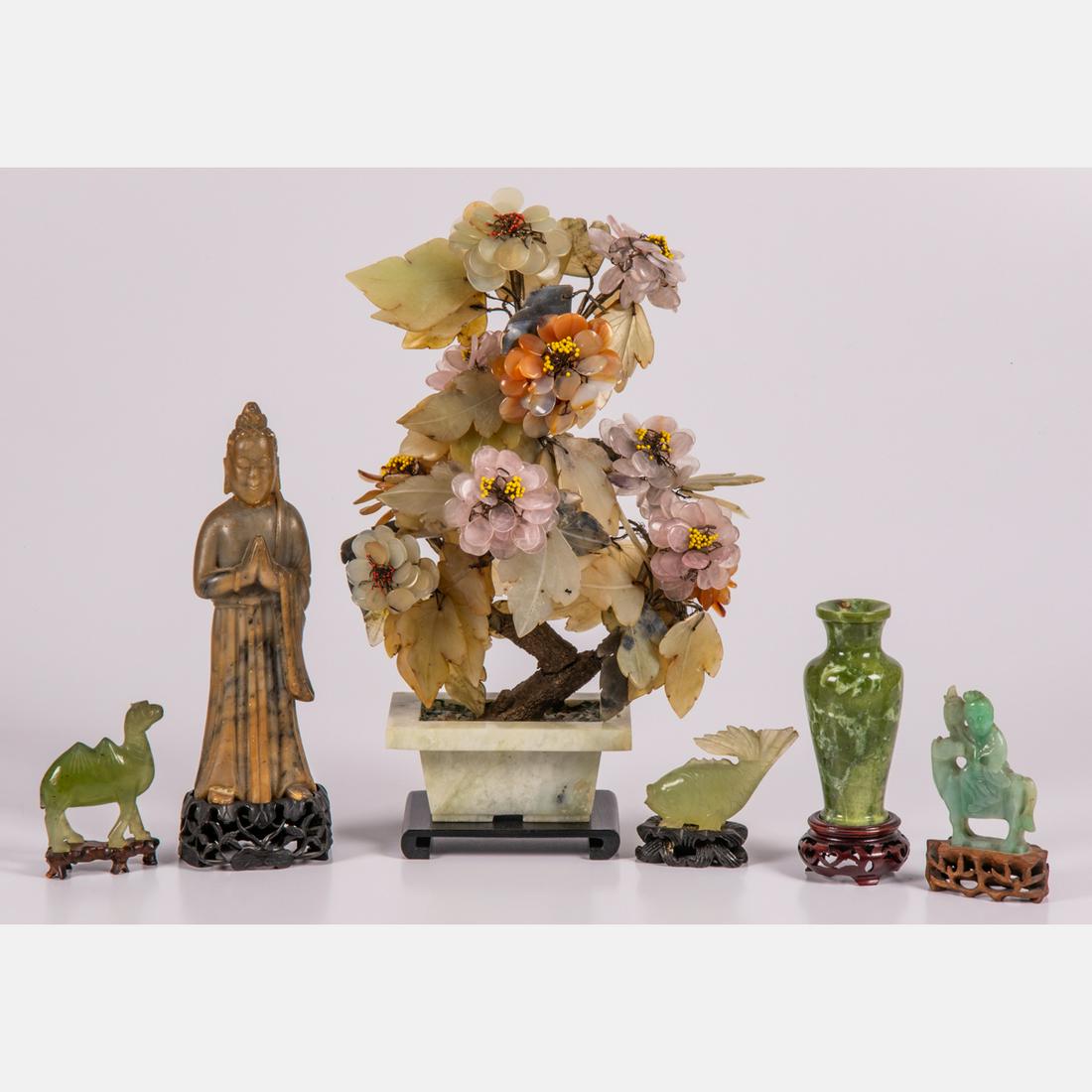 A Collection of Chinese Carved Jade and Soapstone (1 of 7)
