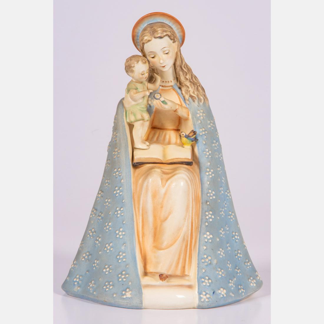 A Hummel Porcelain Flower Madonna, 20th Century, (1 of 5)