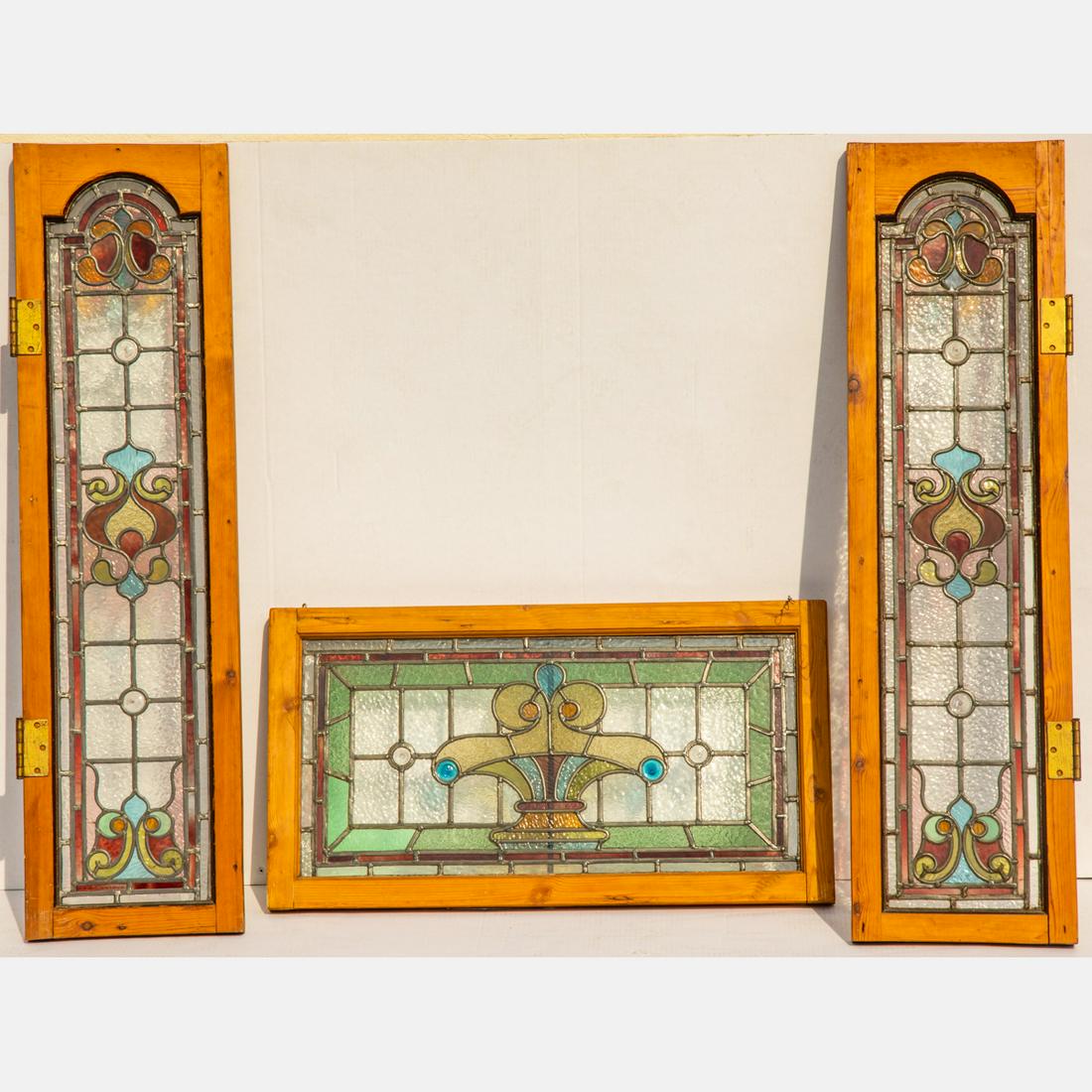 Three American Stained Glass Windows, Early 20th (1 of 4)