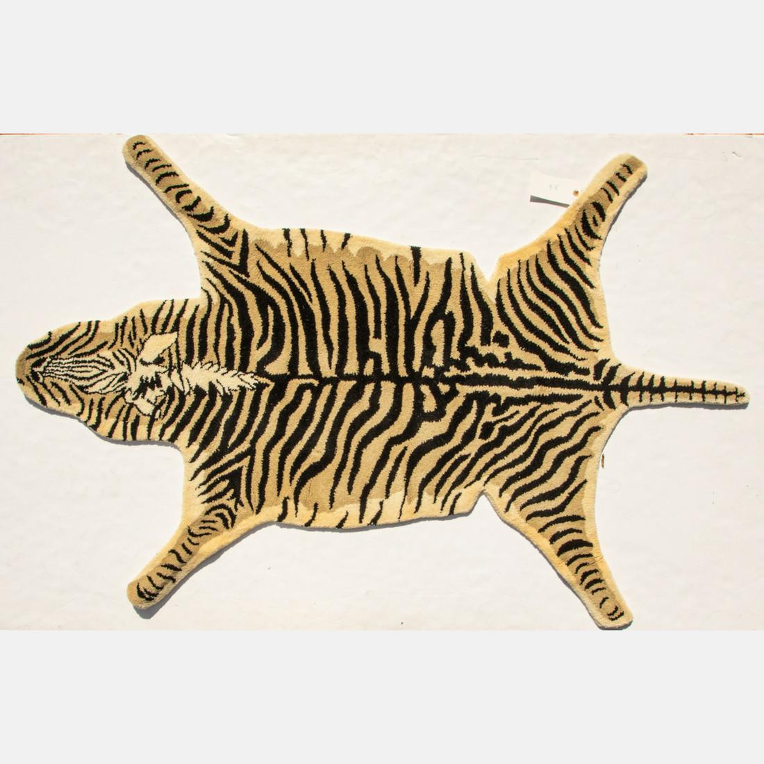 Hand Tufted Indo Zebra Design Wool Rug (1 of 3)