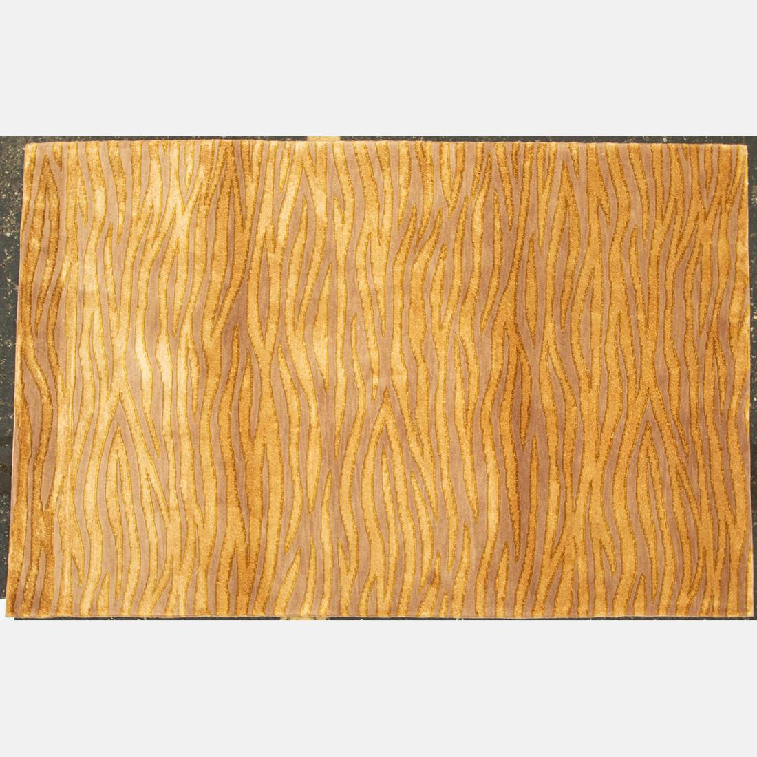 Sino Persian Gabbeh Silk and Wool Rug (1 of 3)