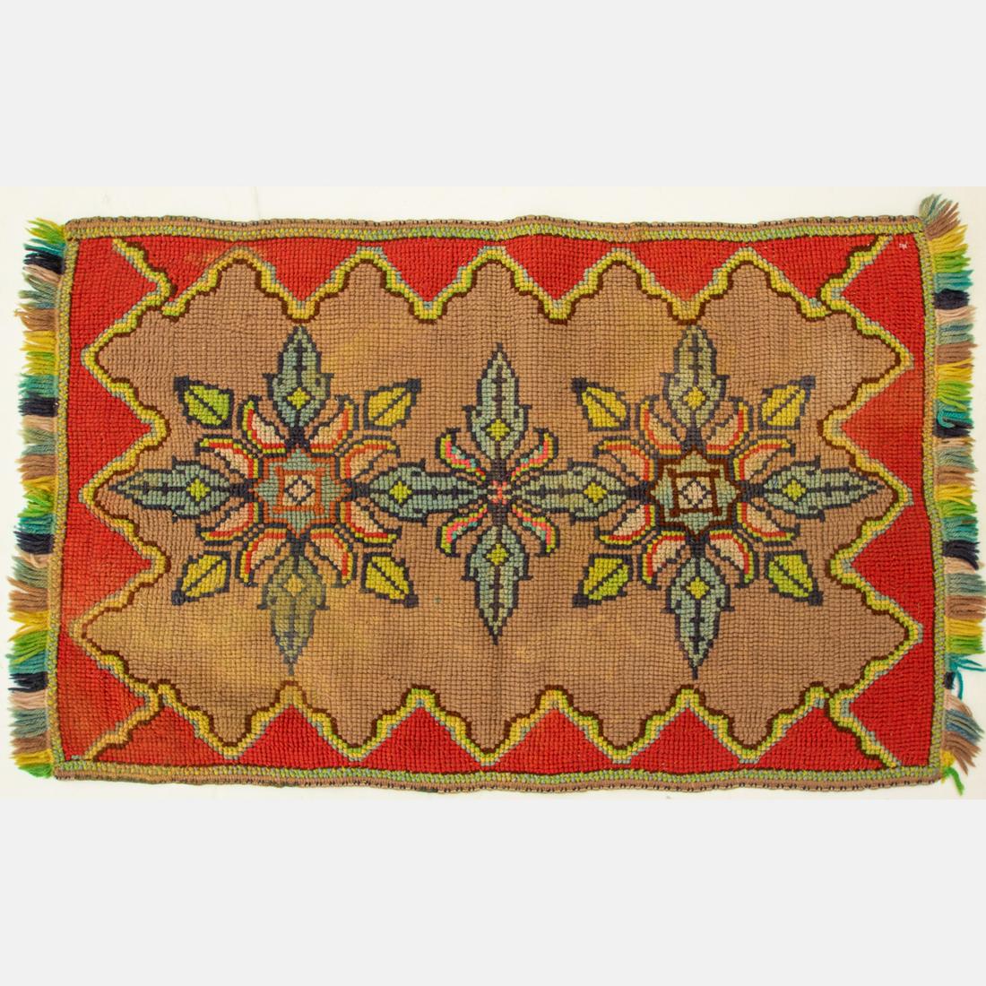 Antique Spanish Needlepoint Rug (1 of 4)