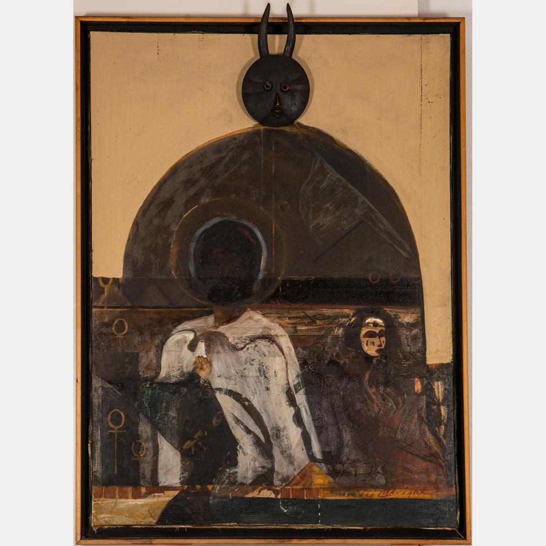 Al Bright (American, 1940-2019) DEJAVU, Oil on canvas (1 of 7)