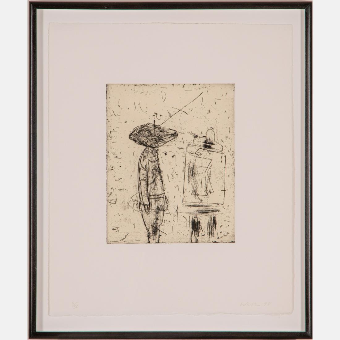 John Walker (British, b.1939) Untitled, Etching, (1 of 7)