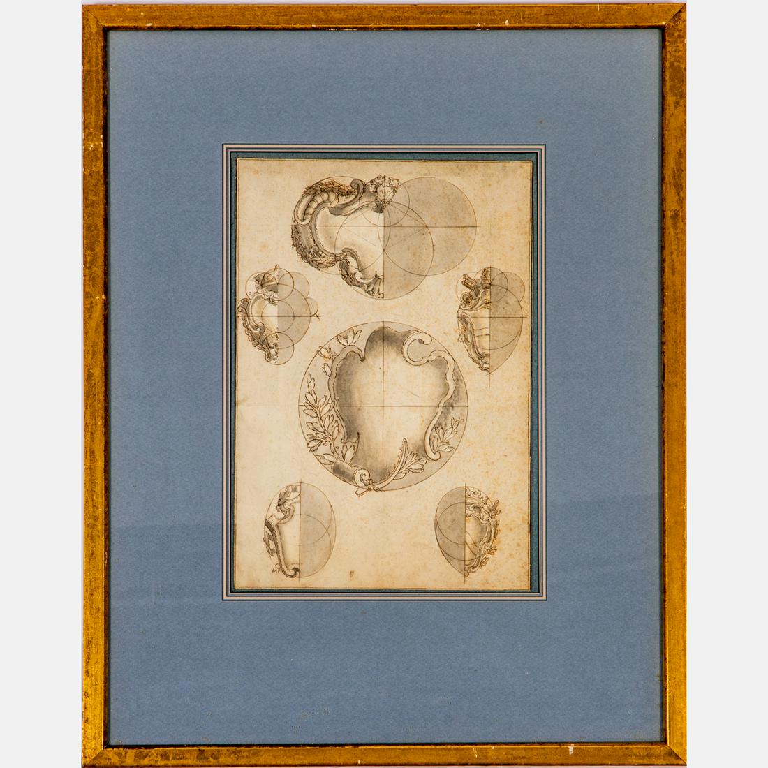 In the Style of Carlo Marchionni (1702-1786) Italian (1 of 4)