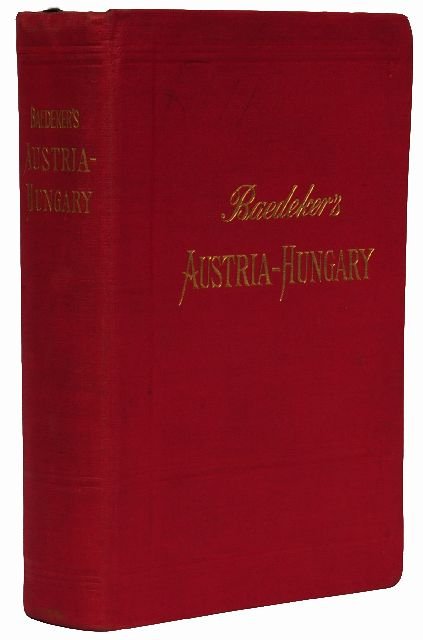 BAEDEKER, Karl, publishers. Austria-Hungary with Exc: BAEDEKER, Karl, publishers. Austria-Hungary with Excursions to Cetinje, Belgrade, and Bucharest. Leipzig: Karl Baedeker, 1911.8vo. Numerous maps and plans (some folding). Original flexible red cloth, 