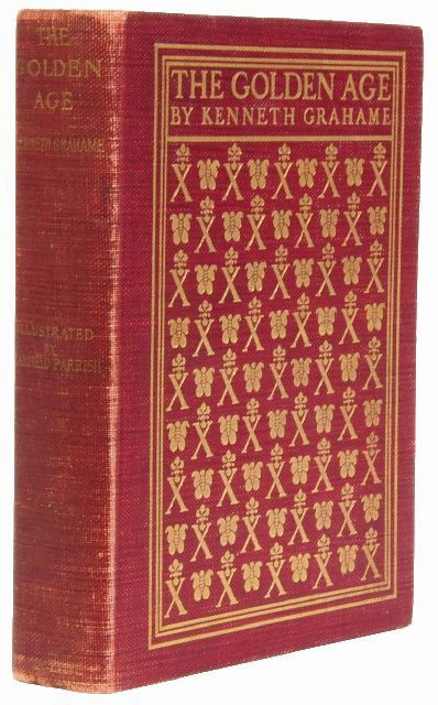 PARRISH, Maxfield, illustrator . GRAHAME, Kenneth (: PARRISH, Maxfield, illustrator . GRAHAME, Kenneth (1859-1932). The Golden Age. London and New York: John Lane, The Bodley Head, 1900. 8vo. Illustrated title-page and 18 plates by Maxfield Parrish (som