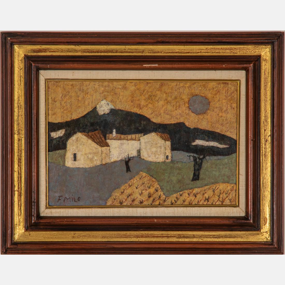 Frank Milo (Swiss, 1921-1991) Les Mas De Provence, Oil (1 of 5)
