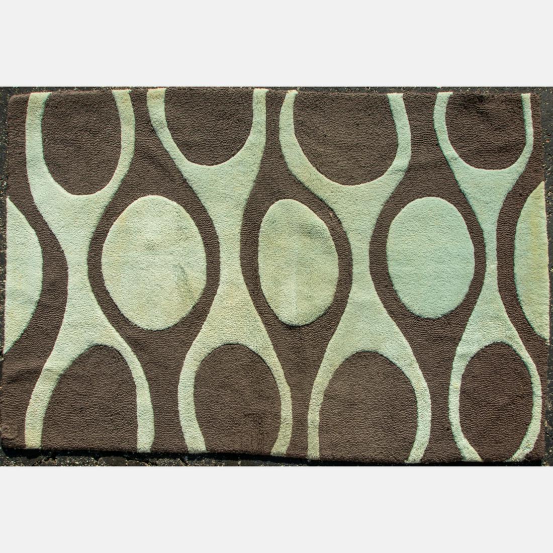 A Hand Tufted Angela Adams Wool Rug, 21st Century: A Hand Tufted Angela Adams Wool Rug, 21st Century. Dimensions: 4 ft. x 5 ft. 10 in.