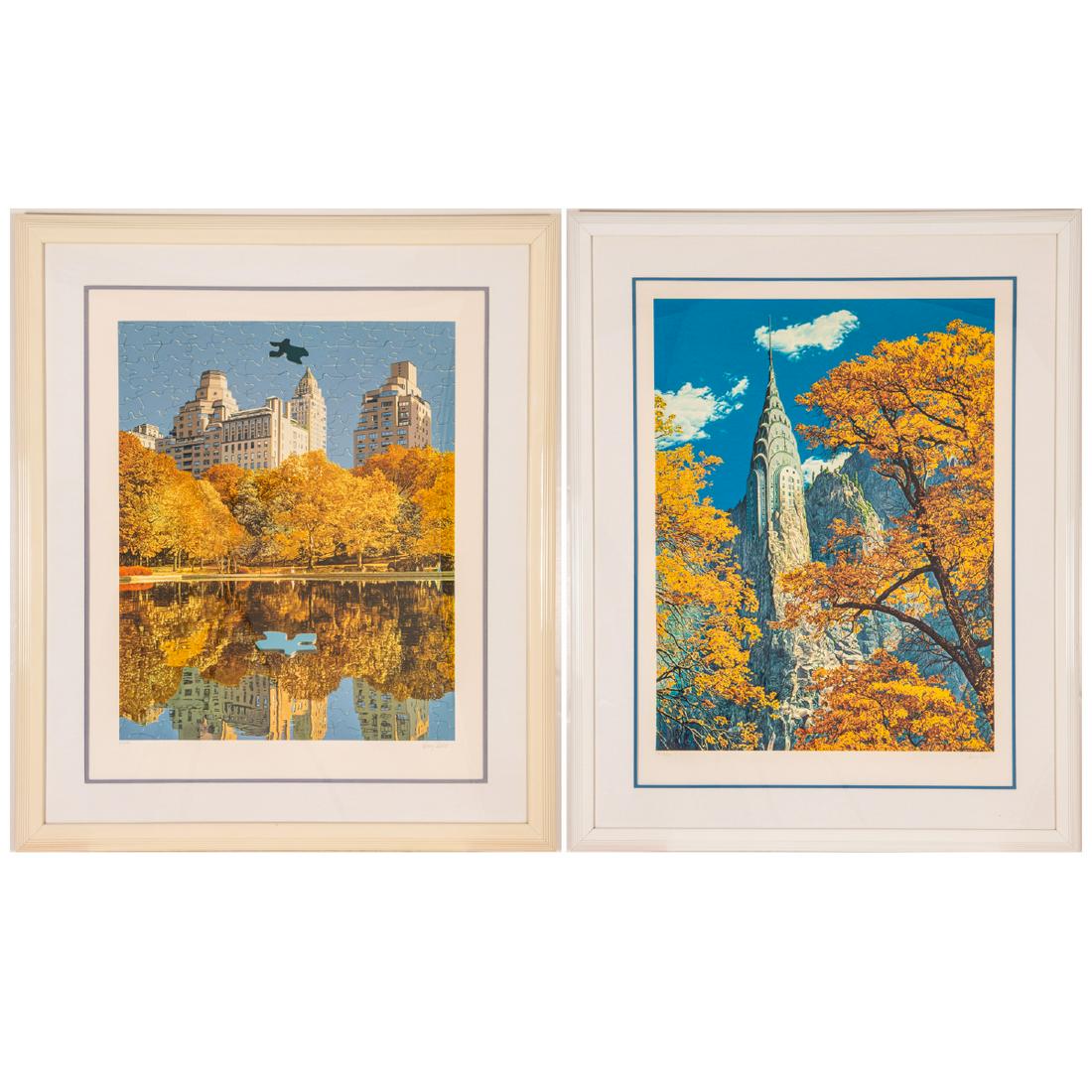 Two Photo-Surrealistic Serigraphs by Doug Webb (Turkish: Two Photo-Surrealistic Serigraphs by Doug Webb (Turkish b. 1946), Titled: Reconstruction, signed lower right, Artist proof, edition 26/75. Titled: Nightfall, signed lower right and edition of 61/275.