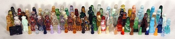 A Large Collection of 86 Mosser Vi Hunter Jenny an: A Large Collection of 86 Mosser Vi Hunter Jenny and Josh Figurines.