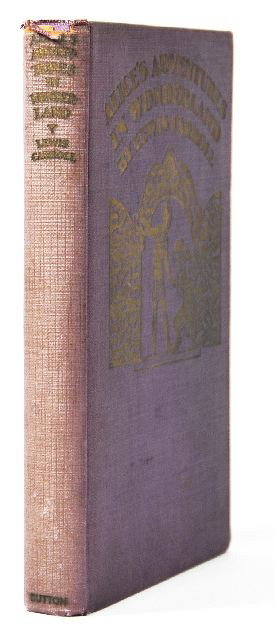 CARROLL, Lewis. Alice's Adventures in Wonderland.: New York: E.P. Dutton and Company, 1929. 8vo. Illustrated by Willy Pogany. Original cloth, gilt-stamped on front cover, spine gilt-lettered, pictorial endpapers (cloth frayed at head of spine, light s