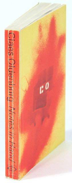 OLDENBURG, Claes (b. 1929). Notes in Hand.: New York: E.P. Dutton & Co. in association with Petersburg Press, 1971. 12mo. Black and white photographic frontispiece and portrait of Oldenburg and numerous color reproductions throughout. Original 