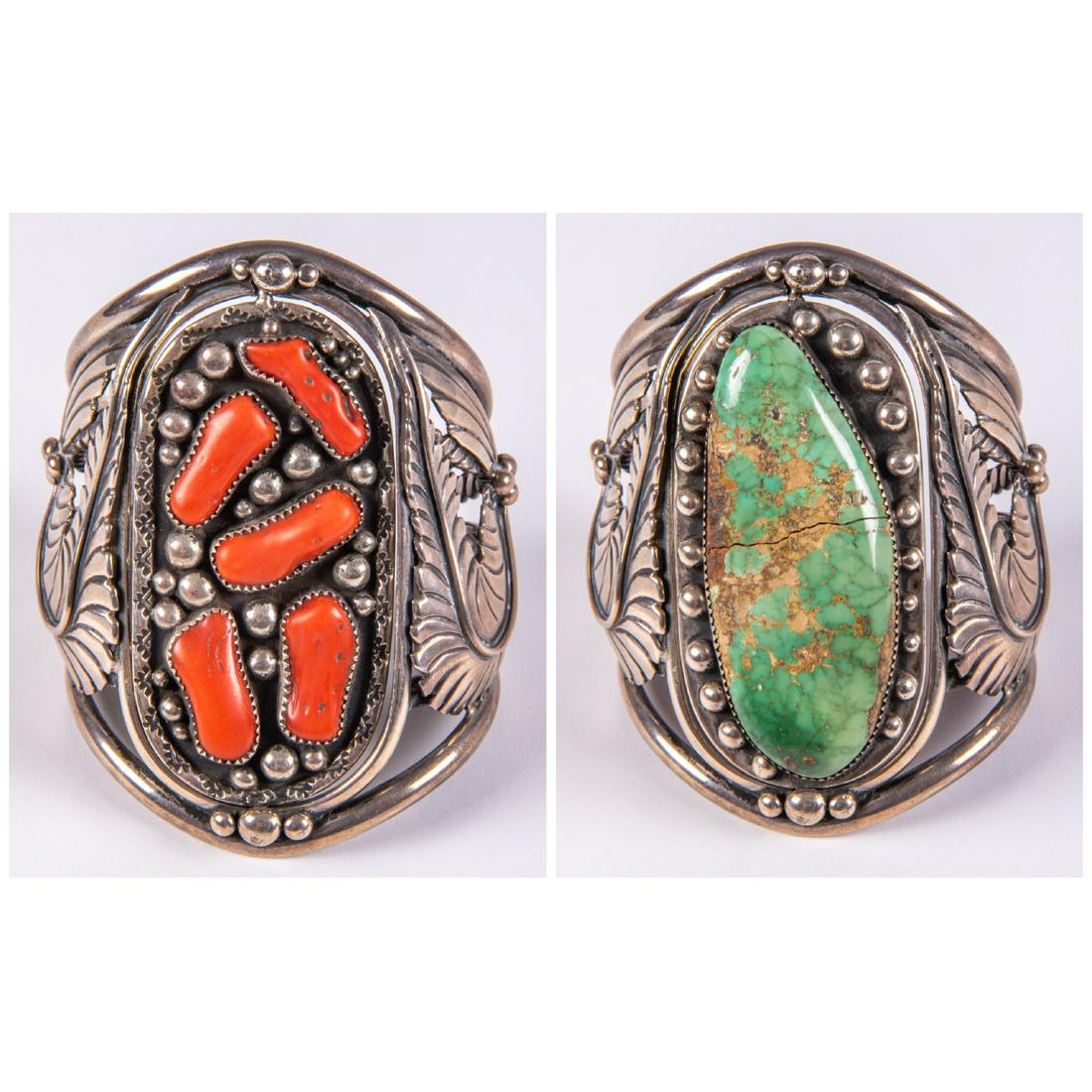 A Jessie Claw Silver, Turquoise and Coral Spinner (1 of 7)